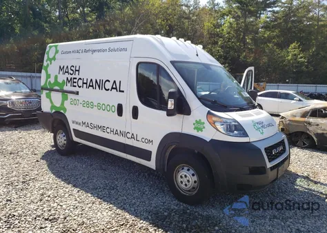 2020 Ram Promaster 1500 1500 High z USA, uszkodzony, nr VIN 3C6TRVBG9LE106606